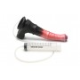 XR Brands - Centaur Explosion Squirting Silicone Dildo - Black/Red