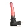 XR Brands - Centaur Explosion Squirting Silicone Dildo - Black/Red