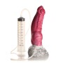 XR Brands - Resurrector Phoenix Squirting Silicone Dildo - Red/White