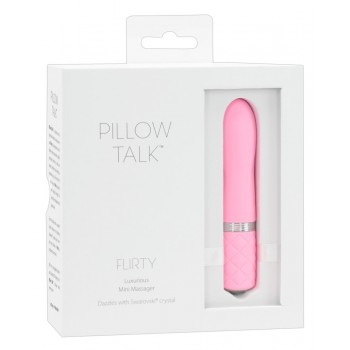 Ceļojuma Vibrators roza Mini Vibrators Pillow Talk Flirty