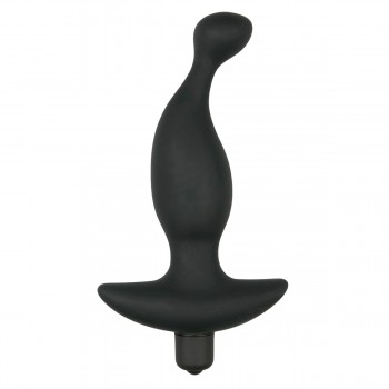 Black Silicone Prostate Vibrator