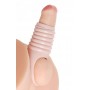 Really Ample Ribbed Penis Enhancer Sheath locekļa uzmava