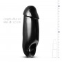 Penio antgalis Fat Dick Venis Enhancer, juodas
