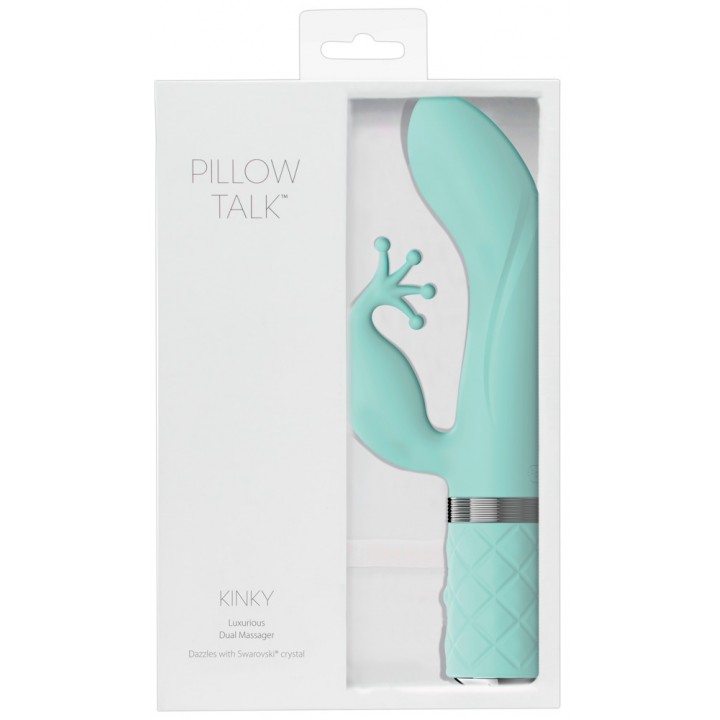 Vibrators ar klitoras stimulatoru Pillow Talk Kinky tirkīza - PILLOW TALK