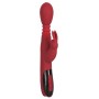 Silikona rabbit vibrators ar sildošu funkciju sievietēm You2Toys sarkans 26,5 cm