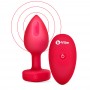 B-Vibe - Vibrating Heart Plug M/L Red - b-Vibe