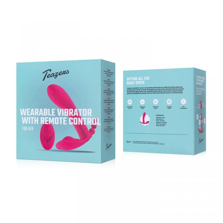 Teazers Wearable Vibrator with Remote - Teazers