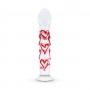 Gildo - Glass G-Spot/Prostate Dildo with Hearts No. 30 - Gildo