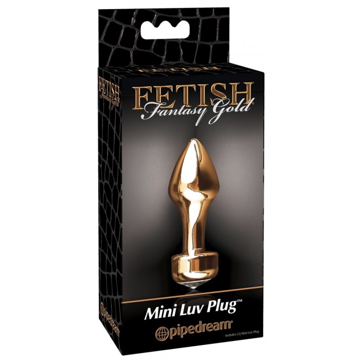 FFS Gold Mini Luv Plug Gold - Fetish Fantasy Gold