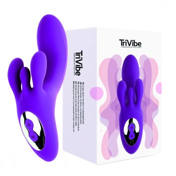 FeelzToys - TriVibe G-Spot Vibrator with Clitoral & Labia Stimulation Purpl