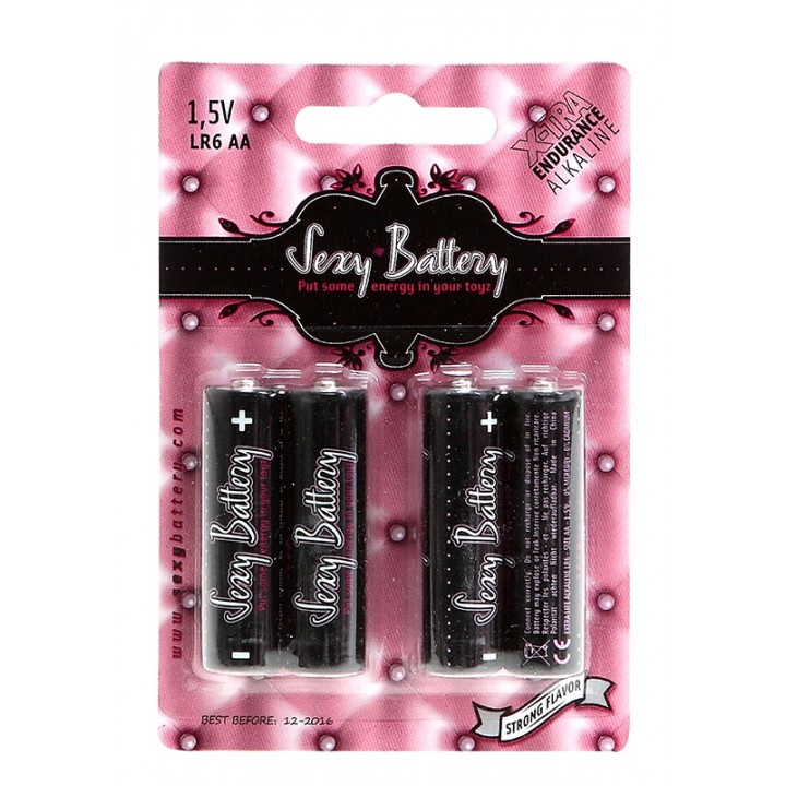 Baterijas ALKALINE 4gb. BLISTER AA - Sexy Battery