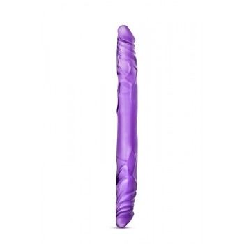 B yours 14inch double dildo purple