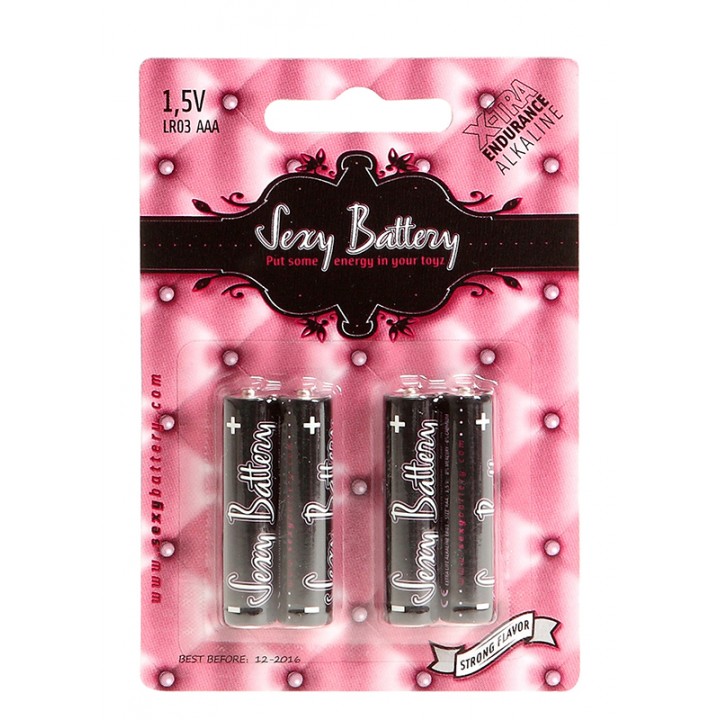 Baterijas ALKALINE 4gb. BLISTER AAA - Sexy Battery