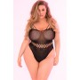 ALL ACCESS PASS BODYSTOCKING PLUS SIZE - Pink Lipstick Lingerie