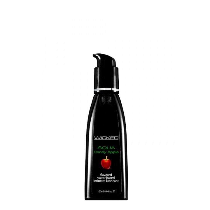 WICKED AQUA CANDY APPLE FLAVORED 120ML - Wicked Sensual Care